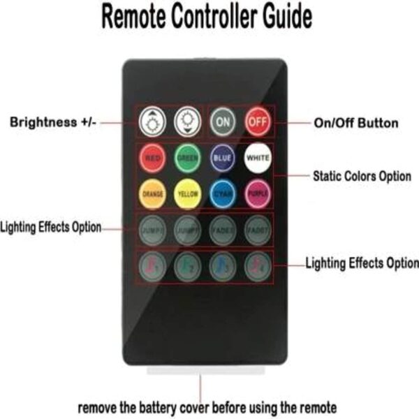 GoMechanic Atmosphere Lights,9x4 Car LED Strip Light - Image 4