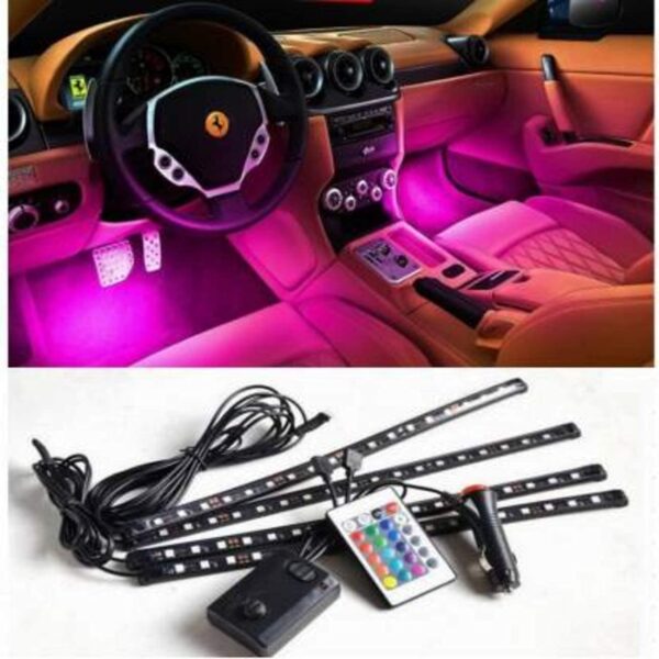 GoMechanic Atmosphere Lights,9x4 Car LED Strip Light